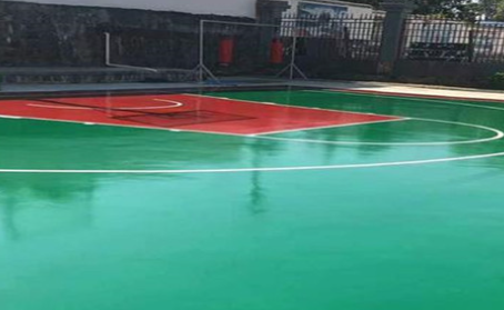 徐州篮球场翻新地面